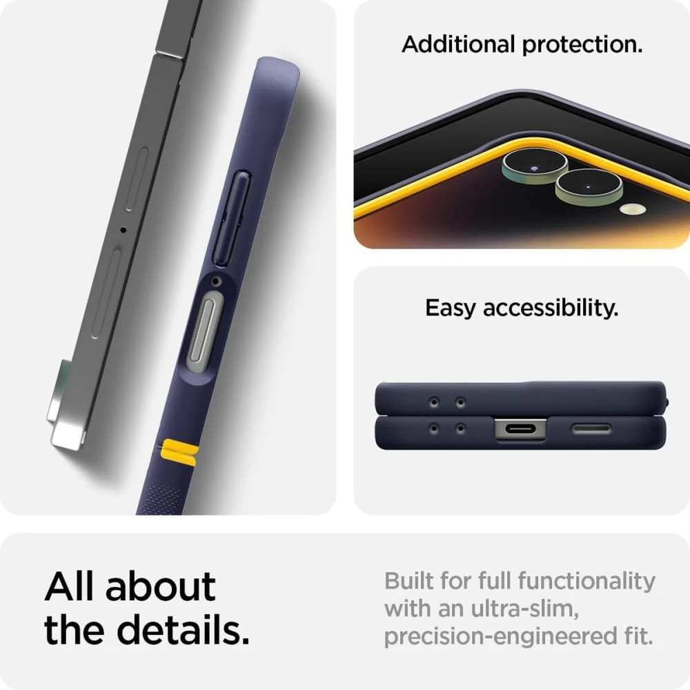 Dėklas Spigen Nano Pop Mag Magsafe Galaxy Z Flip 7 bluberry navy