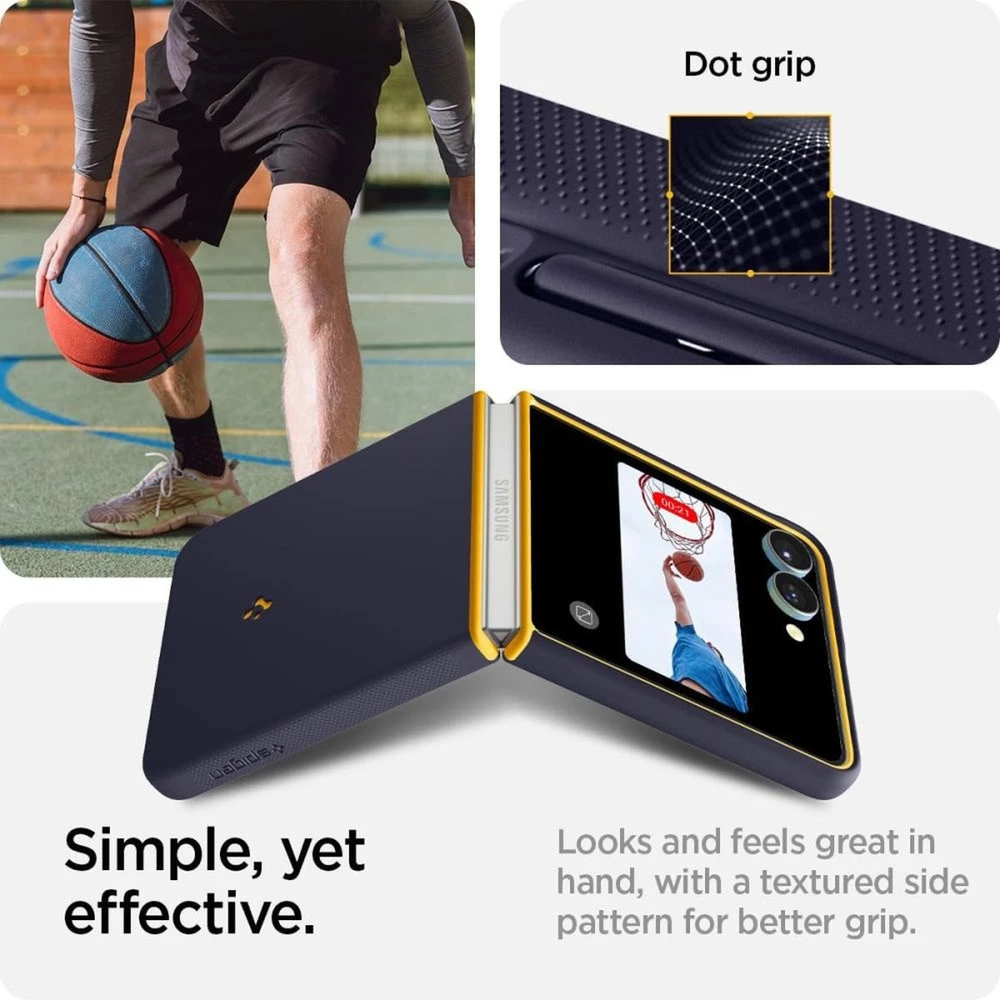Dėklas Spigen Nano Pop Mag Magsafe Galaxy Z Flip 7 bluberry navy