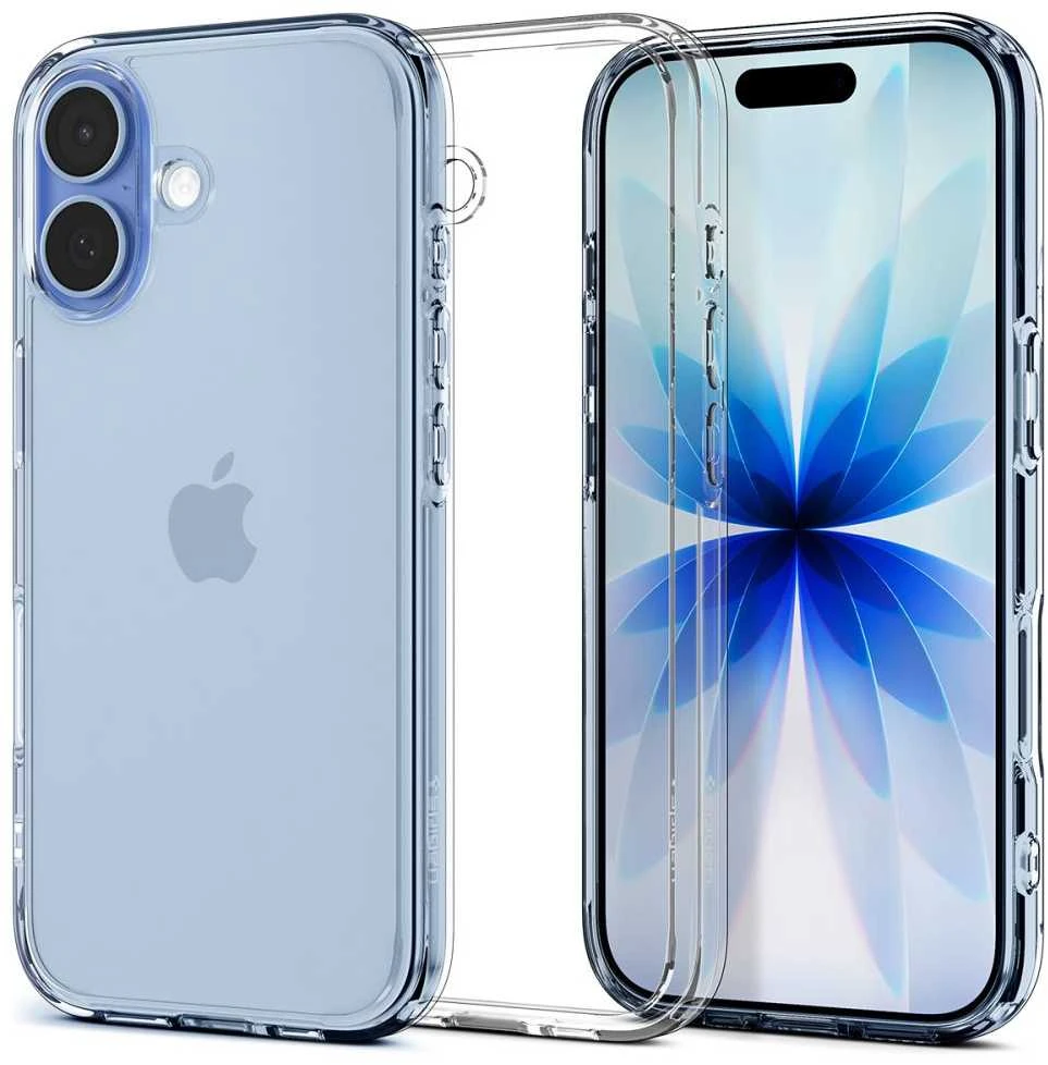 Spigen Ultra Hybrid dėklas skirtas Apple iPhone 17 – skaidrus