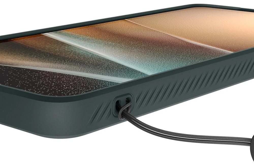 Dėklas Spigen Liquid Air Mag MagSafe Samsung Galaxy S26 Ultra Abyss žalios spalvos