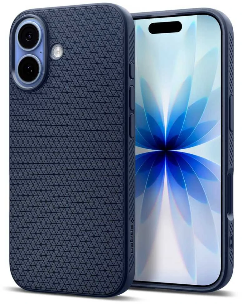 „Spigen Liquid Air“ dėklas, skirtas „iPhone 17“ - Mėlyna