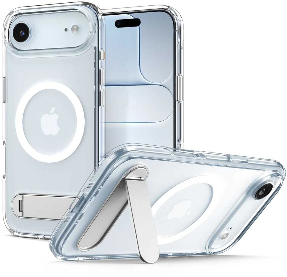 Spigen Ultra Hybrid "S" MagSafe dėklas skirtas Apple iPhone 17 Air – skaidrus and baltos spalvos