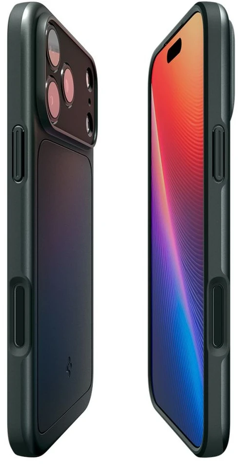 Spigen Thin Fit MagSafe dėklas skirtas Apple iPhone 17 Pro – žalios spalvos