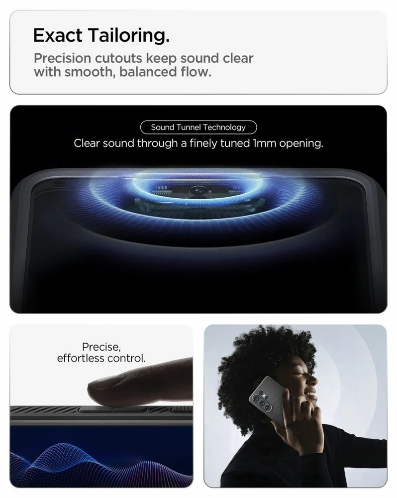 Spigen Liquid Air dėklas skirtas Samsung Galaxy S26 Ultra – juodos spalvos