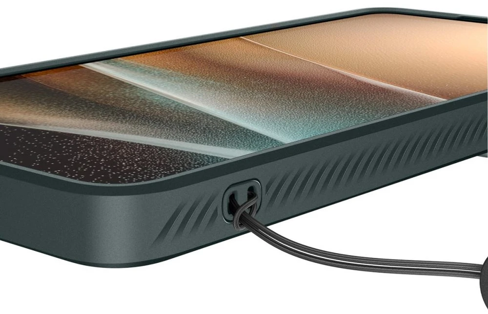 Spigen Optik Armor dėklas skirtas Samsung Galaxy S26 Ultra – žalios spalvos