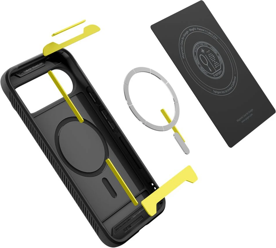 Dėklas SPIGEN RUGGED ARMOR MAG MAGSAFE GOOGLE PIXEL 10 / 10 PRO MATTE Juodas