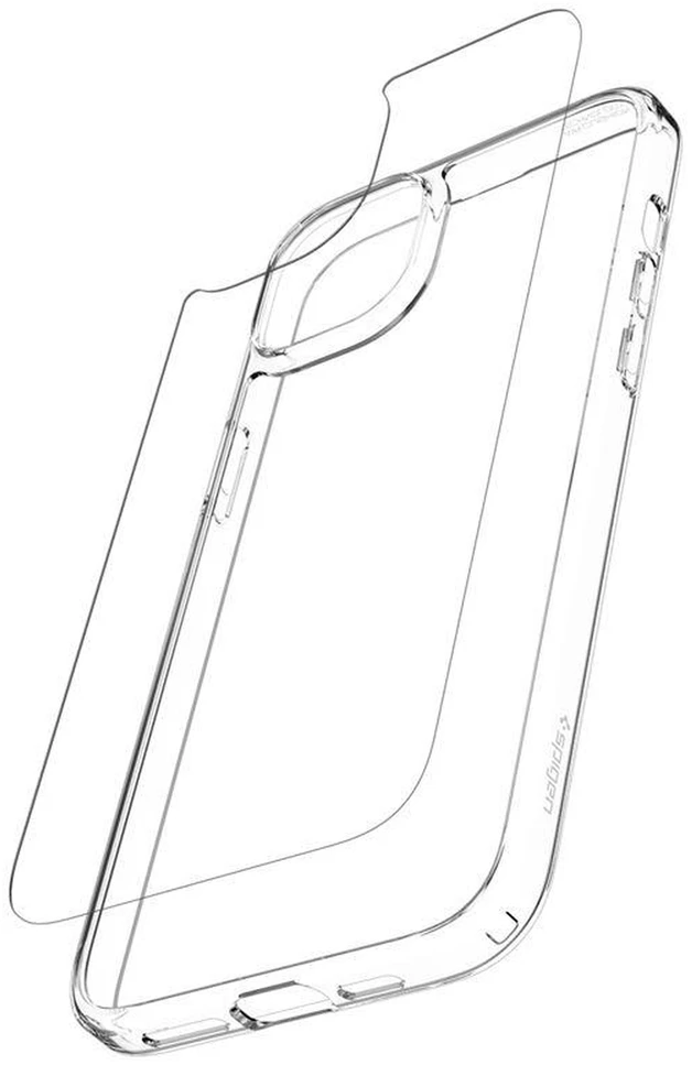 Spigen Air Skin Hybrid, crystal dėklas telefonui skaidrus – Apple iPhone 15 Plus