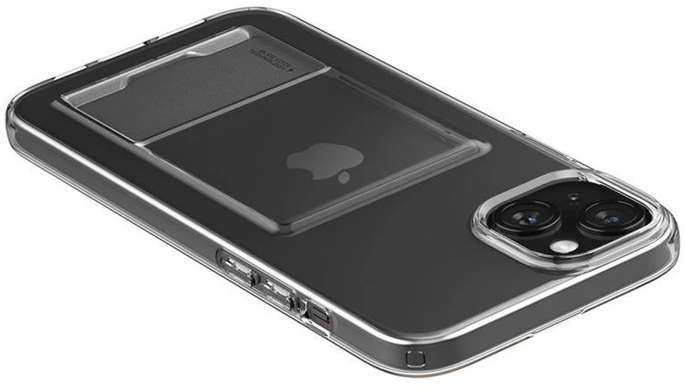 Spigen Crystal Slot, crystal dėklas telefonui skaidrus – Apple iPhone 15 Plus