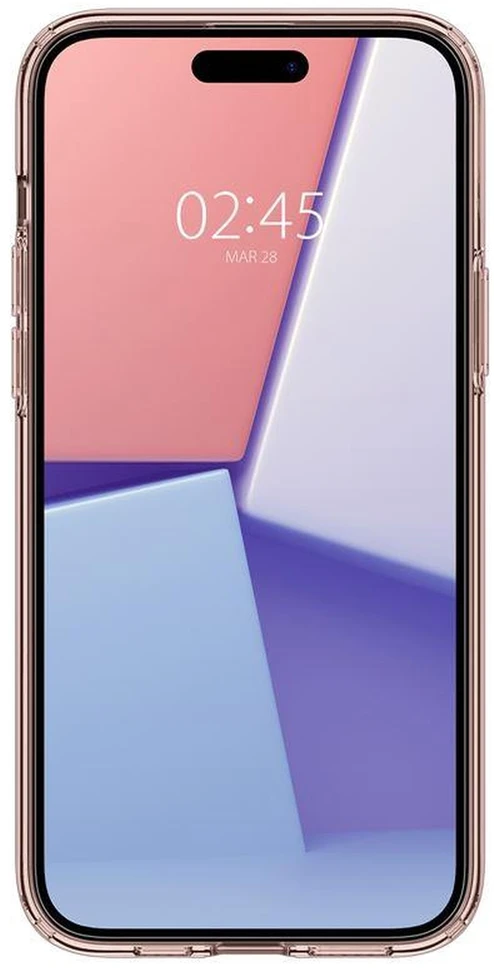 Dėklas „Spigen Crystal Flex“, rožinis krištolas – „Apple iPhone 15 Plus“