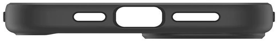 Spigen Crystal Hybrid, matte dėklas telefonui juodos spalvos – Apple iPhone 15 Plus