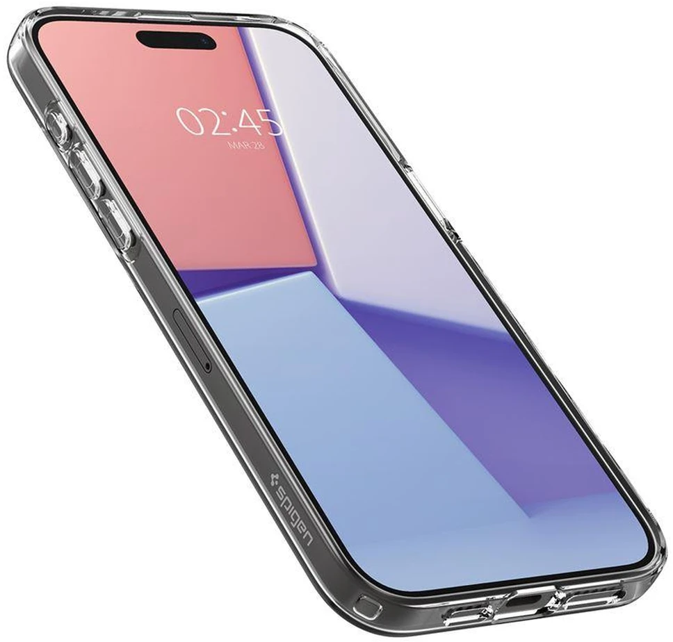 Spigen Crystal Flex, crystal dėklas telefonui skaidrus – Apple iPhone 15 Pro Max