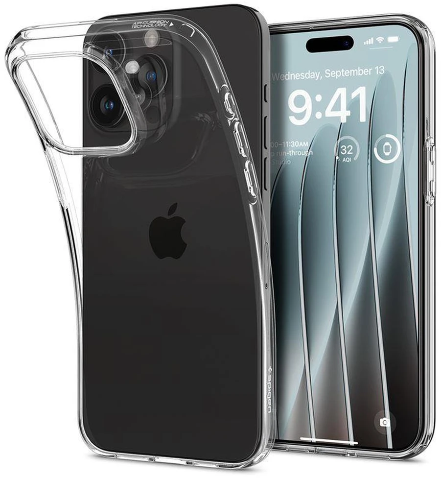 Spigen Crystal Flex, crystal dėklas telefonui skaidrus – Apple iPhone 15 Pro Max
