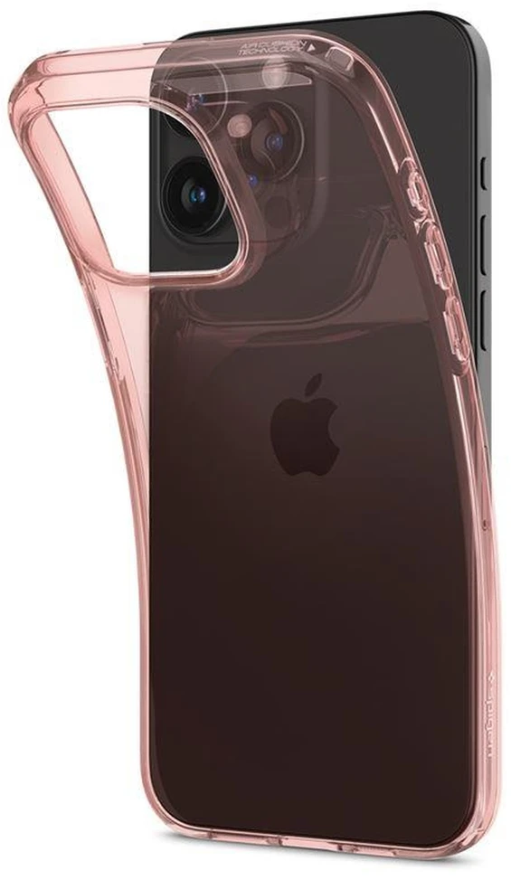 Dėklas „Spigen Crystal Flex“, rožinis krištolas – „Apple iPhone 15 Pro Max“