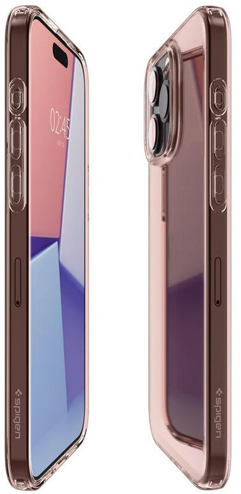 Dėklas „Spigen Crystal Flex“, rožinis krištolas – „Apple iPhone 15 Pro Max“