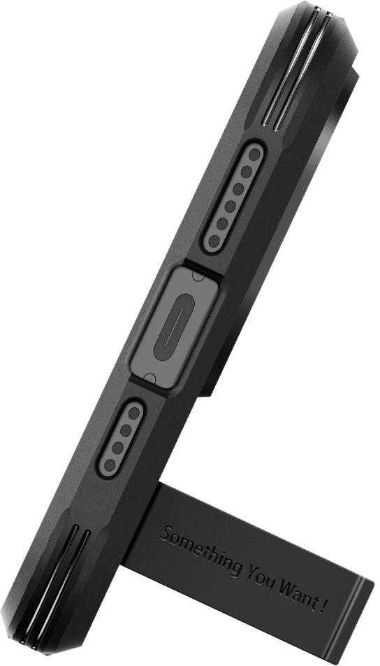 Spigen Tough Armor (MagFit) dėklas skirtas Apple iPhone 15 Pro Max, spalva - Juoda
