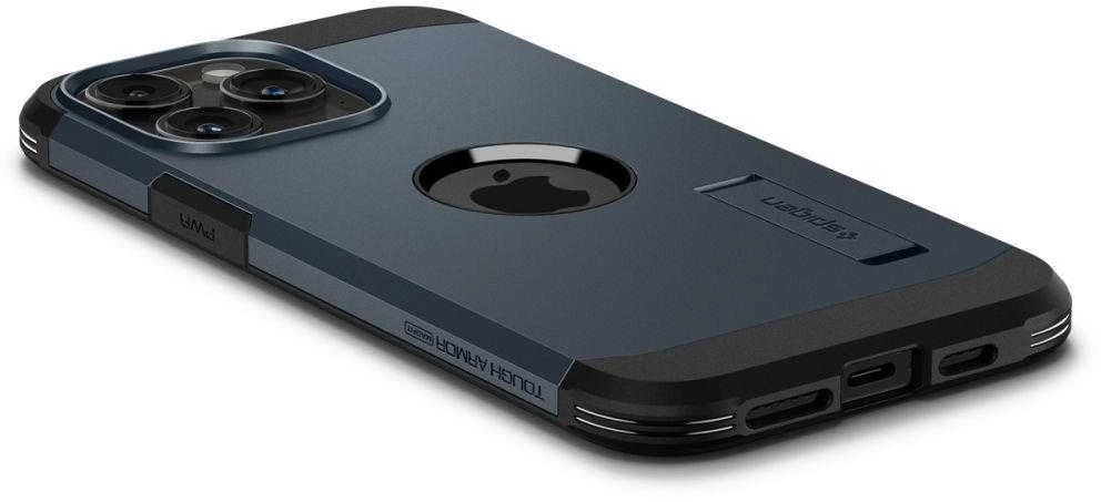 Spigen Tough Armor (MagFit) dėklas skirtas Apple iPhone 15 Pro Max, spalva - Metal Slate