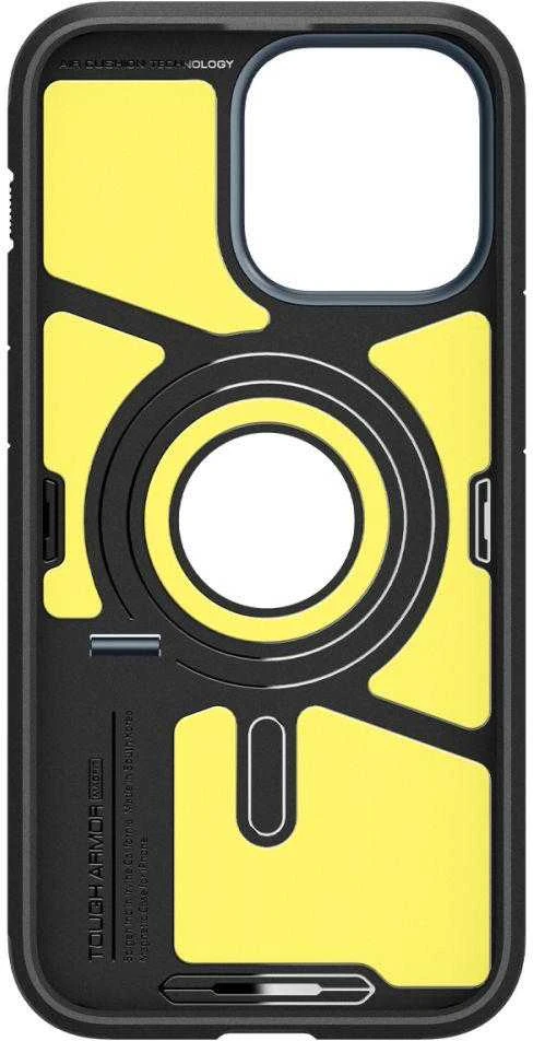 Spigen Tough Armor (MagFit) dėklas skirtas Apple iPhone 15 Pro Max, spalva - Metal Slate