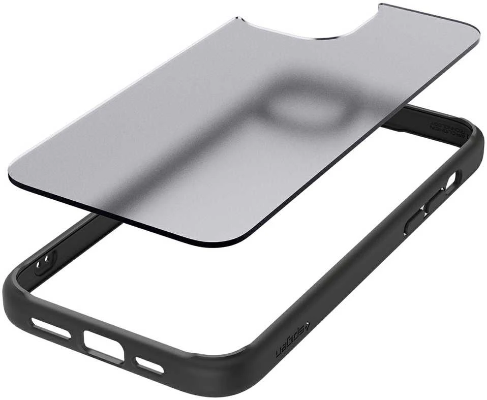 Spigen Ultra Hybrid Matte dėklas skirtas Apple iPhone 15 Plus, spalva - Frost Black