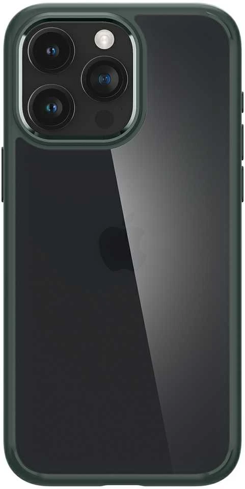 Spigen Ultra Hybrid Matte dėklas skirtas Apple iPhone 15 Pro Max, spalva - Frost Green