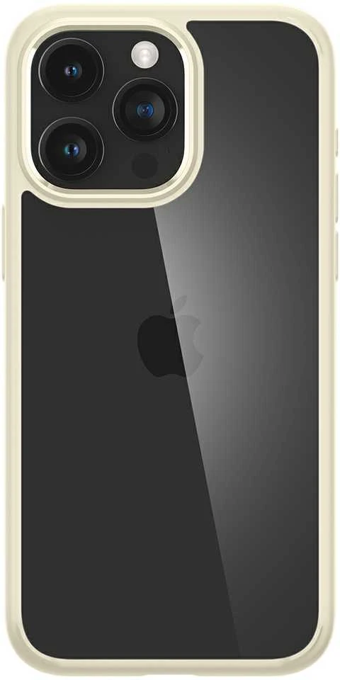Dėklas Spigen Ultra Hybrid for iPhone 15 Pro Mute rusvai gelsvas