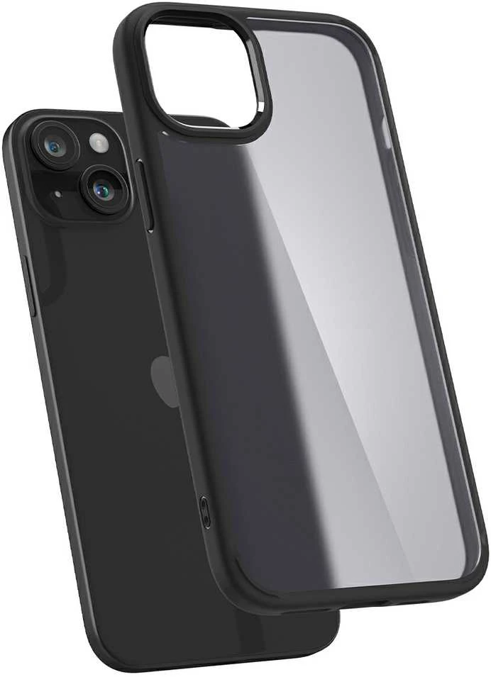 Spigen Ultra Hybrid Matte dėklas skirtas Apple iPhone 15 Plus, spalva - Frost Black