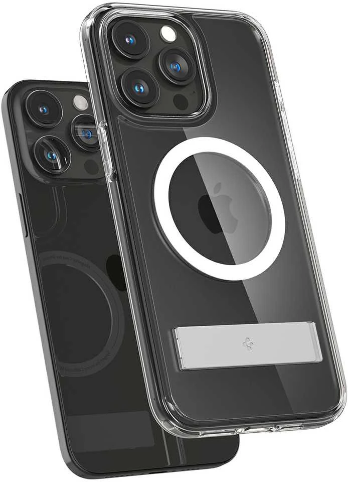 Spigen Ultra Hybrid S (MagFit) dėklas skirtas Apple iPhone 15 Pro, spalva - Crystal Clear