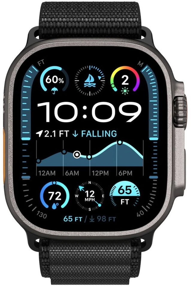 Apyrankė Spigen WBF1 Strap for Apple Watch 44 / 45 / 46 / 49 mm – juodos spalvos