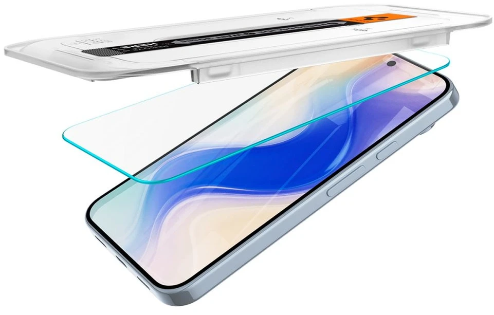 Apsauginis stiklas Google Pixel 9 / 9 Pro Spigen Glas.tr „EZ Fit” 2 vnt. Clear