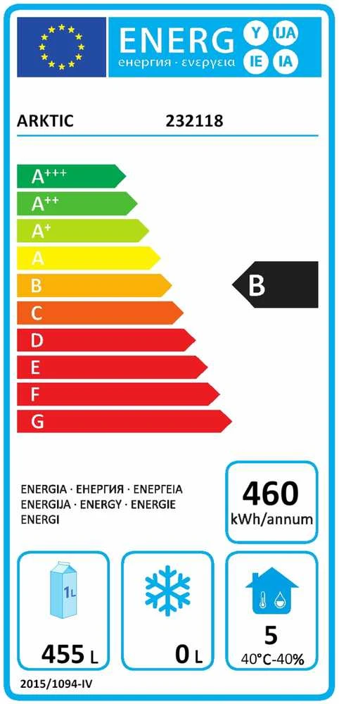 Šaldiklis 1 durų šaldymo spinta Profi Line GN2/1 670L - Hendi 232118