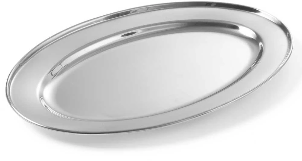 Plieninis padėklas mėsai ir šaltiems gabalams, ovalus, ilgis 50 cm - Hendi 404607
