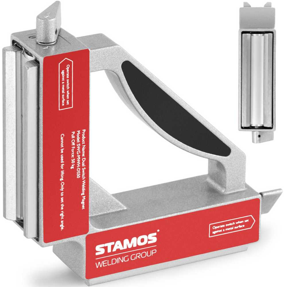 Stamos Germany Magnetinis suvirinimo kampainis su 2 jungikliais, 90 ...