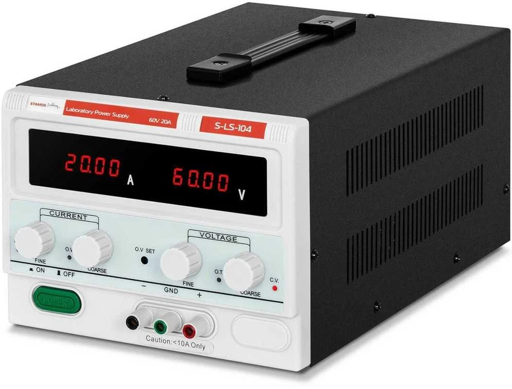 Stamos Germany Laboratorinio aptarnavimo maitinimas 0-60 V 0-20 A DC 1200 W