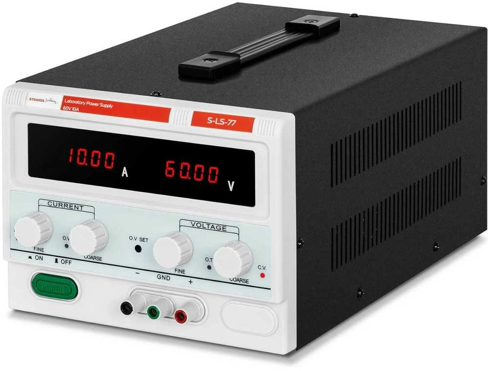 Stamos Germany Laboratorinis maitinimo šaltinis S-LS-77 0-60V 0-10A DC