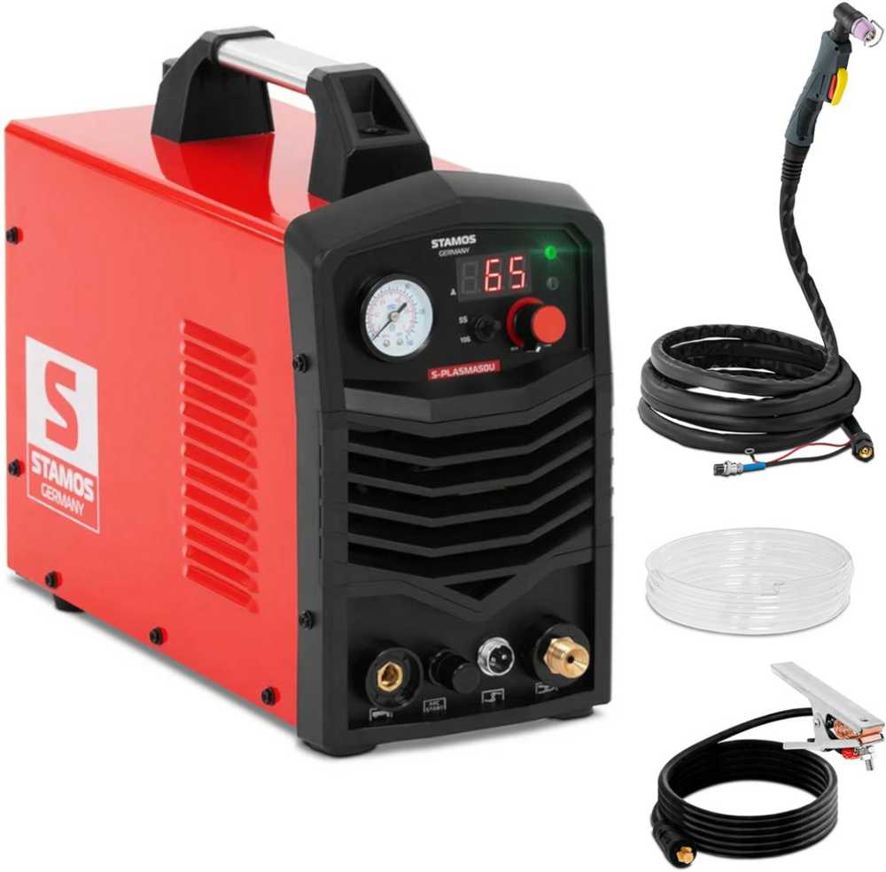 Stamos Germany IGBT plazminis pjaustytuvas, 100% ciklas, HF uždegimas, 230V 50A