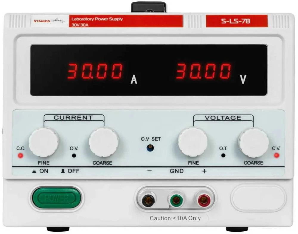 Stamos Soldering Laboratorinio aptarnavimo maitinimas 0-30 V 0-30 A DC 900 W