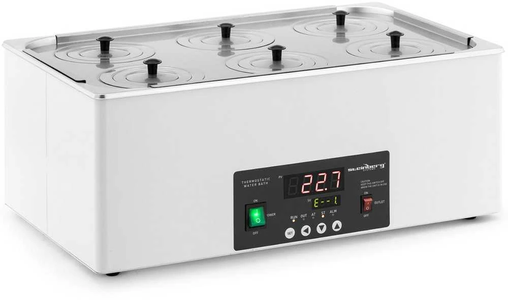 Steinberg Systems Laboratorinė vandens vonia, 6 vietų, 5-100C, 22,5 l
