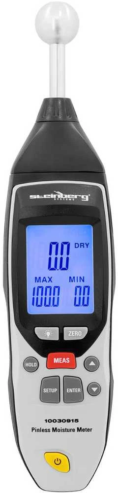 Steinberg Systems Drėgmės matuoklis neinvazinis drėgmės matuoklis medinėms plytoms LCD 0-100% su lagaminu