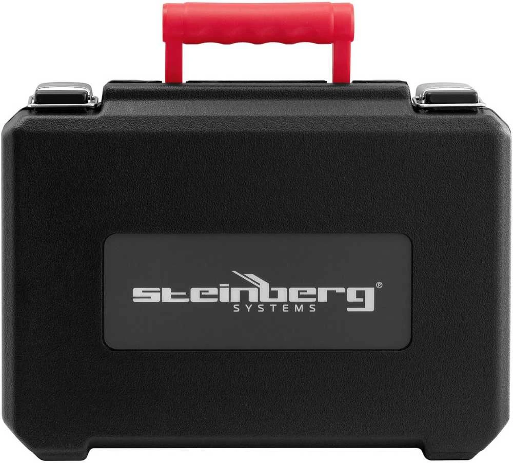 Steinberg Systems Drėgmės matuoklis neinvazinis drėgmės matuoklis medinėms plytoms LCD 0-100% su lagaminu
