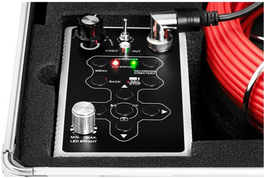 Steinberg Systems Endoskopo diagnostikos tikrinimo kamera korpuse 12 LED TFT 7'' SD 20 m