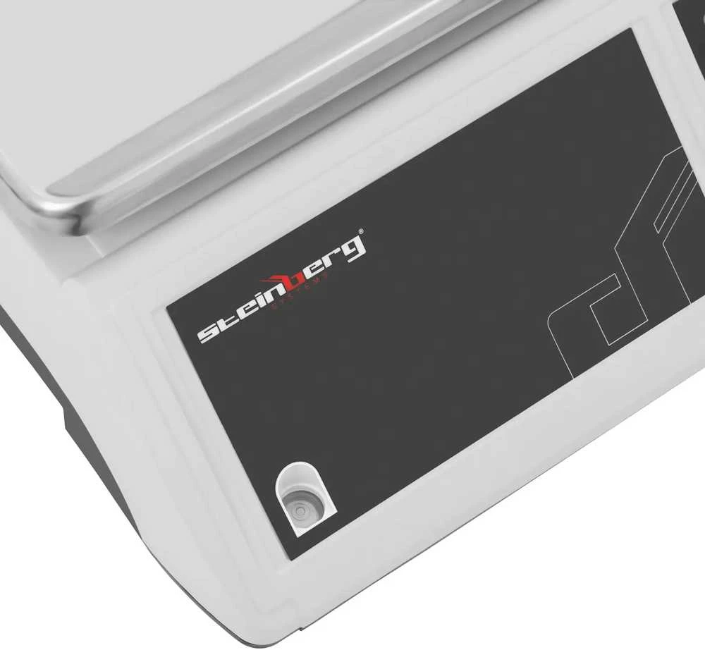 Virtuvinės svarstyklės Steinberg Systems LCD parduotuvės ir sandėlio tikrinimo svarstyklės 15kg / 2g