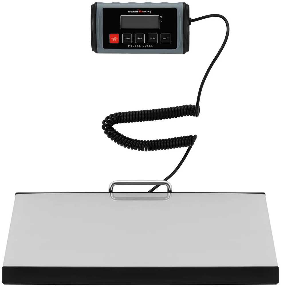 Virtuvinės svarstyklės Steinberg Systems LCD pašto siuntinių svarstyklės 35,5 x 40,5 cm 100 kg / 0,05 kg