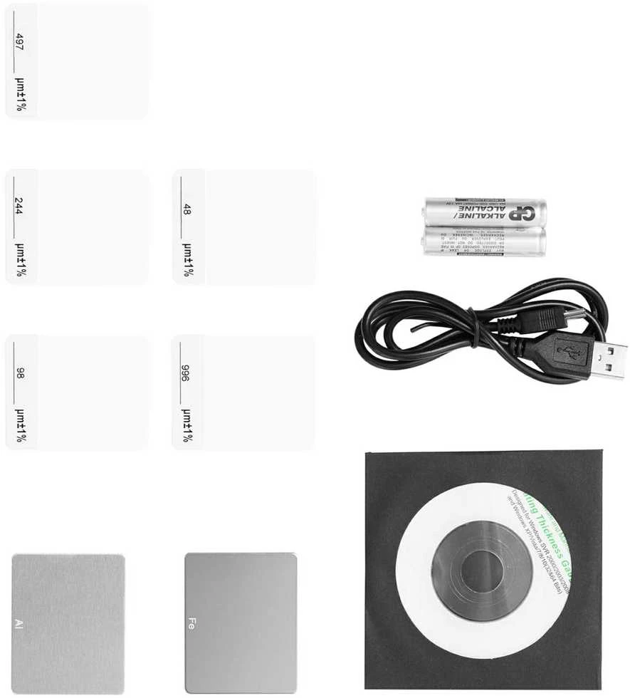 Steinberg Systems Automobilio dažų storio testeris, diapazonas 0 - 2000 µm USB