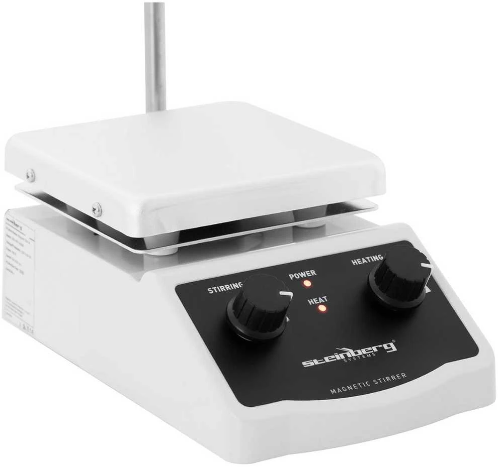 Steinberg Systems Laboratorinė magnetinė maišyklė su stovu ir rankena 380C 2000 aps./min 120 x 120 mm