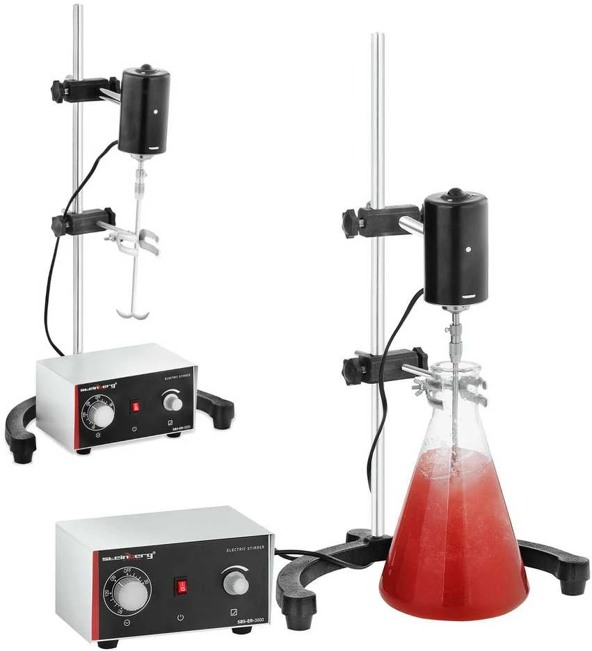 Steinberg Systems Mechaninė laboratorinė maišyklė, laikmatis, 3400 aps./min