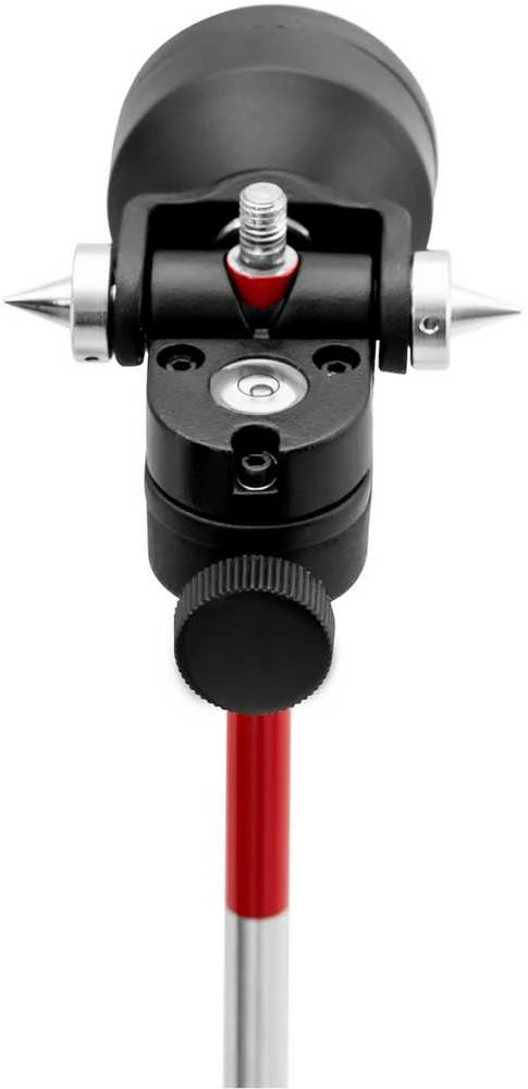 Steinberg Systems Mini prizminis geodezinis tolimačio veidrodis su stulpo sidabro danga sk. 3,5 cm 1,26 m