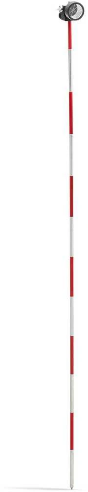 Steinberg Systems Mini prizminis geodezinis tolimačio veidrodis su stulpo sidabro danga sk. 3,5 cm 1,26 m