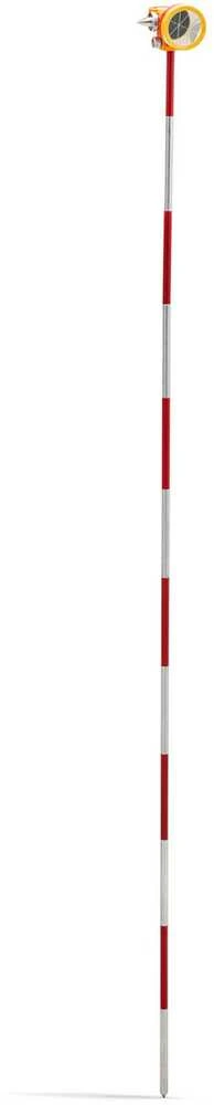 Steinberg Systems Mini prizminis geodezinis tolimačio veidrodis su stulpu ir pagrindo sidabrine danga sk. 3,6 cm 1,26 m