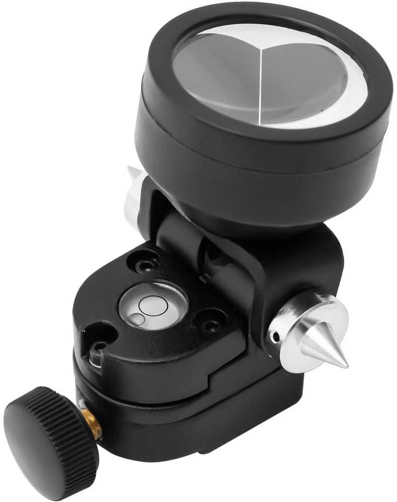 Steinberg Systems Mini prizminis geodezinis tolimačio veidrodis su stulpo sidabro danga sk. 3,5 cm 1,26 m