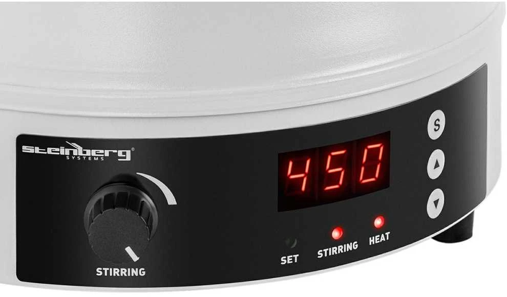 Steinberg Systems Laboratorinis šildymo apvalkalas su magnetine maišykle + stovas 1600 aps./min 450°C