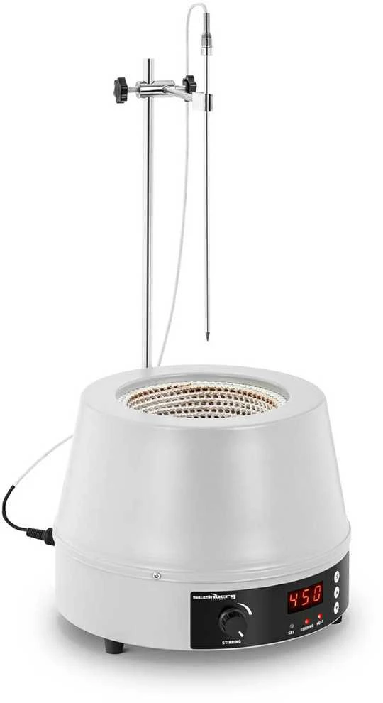 Steinberg Systems Laboratorinis šildymo apvalkalas su magnetine maišykle + stovas 1600 aps./min 450°C